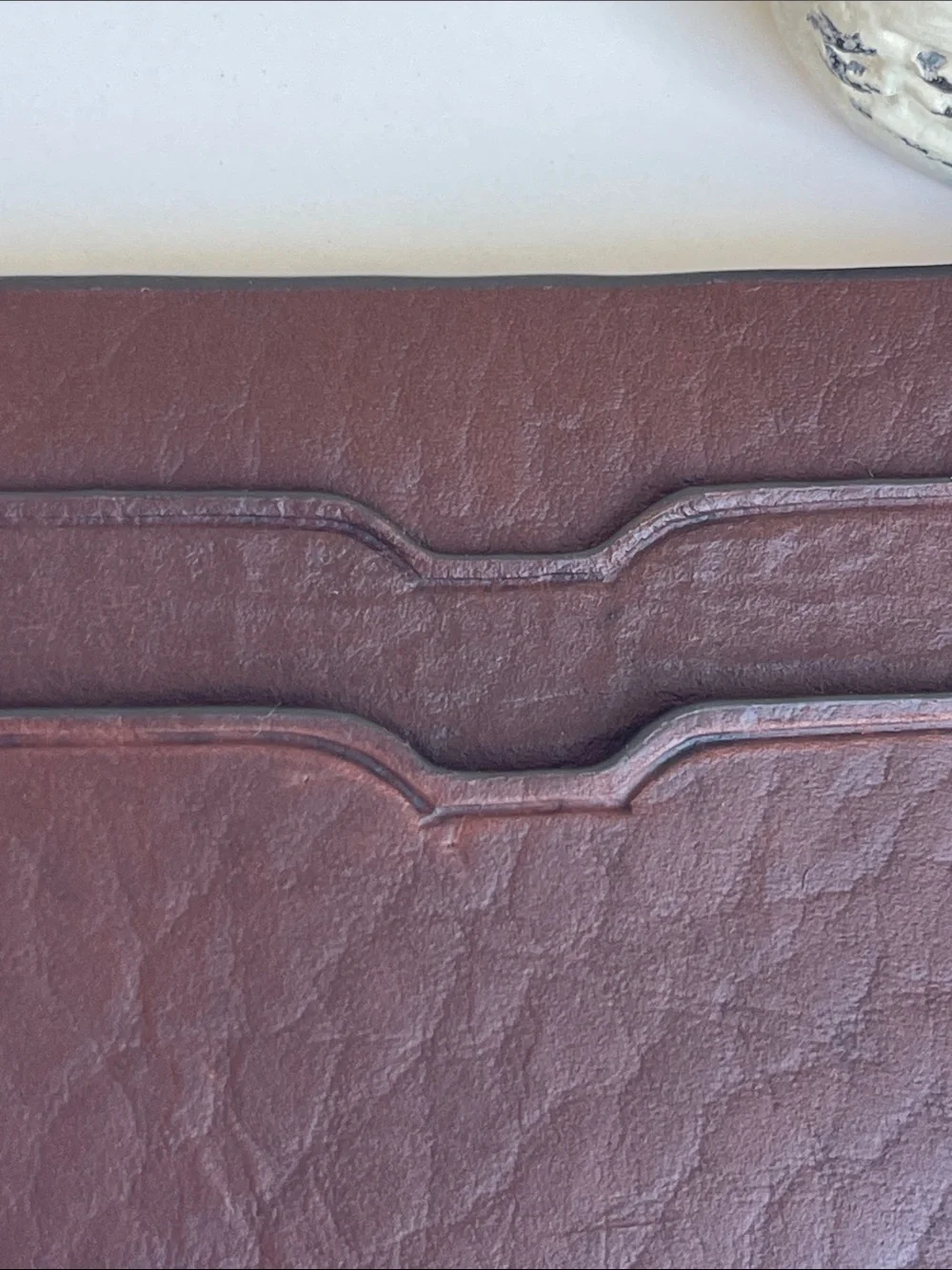 TRASK Genuine Leather ID Card Case